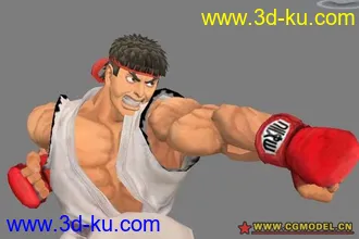 3D打印模型街霸加动作的图片