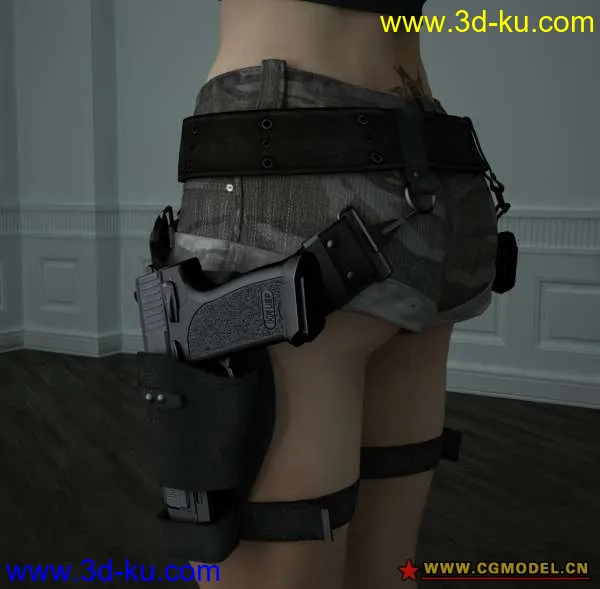 Lara_Croft_Bikini模型的图片1