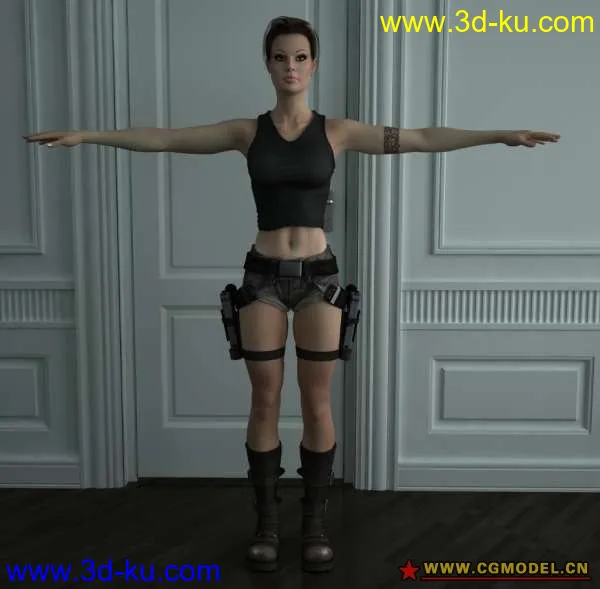 Lara_Croft_Bikini模型的图片2