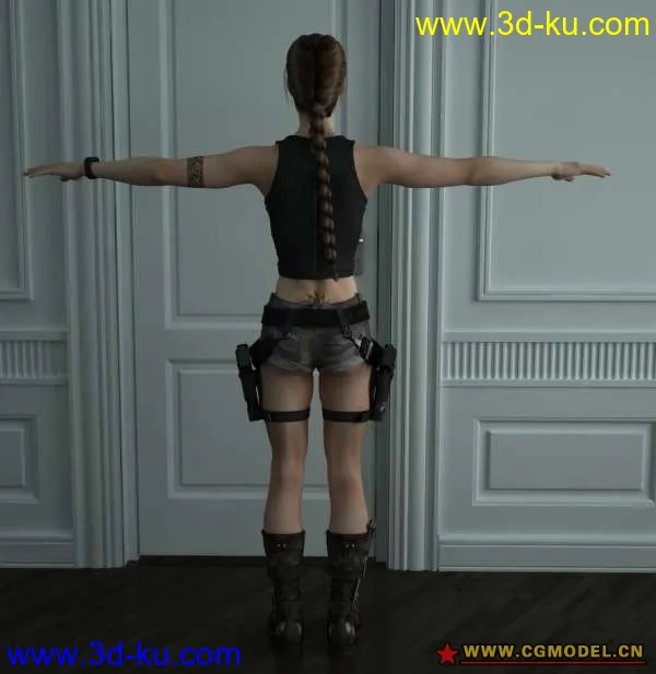 Lara_Croft_Bikini模型的图片5