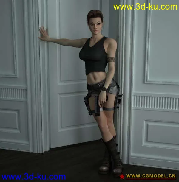 Lara_Croft_Bikini模型的图片8