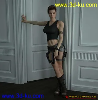 3D打印模型Lara_Croft_Bikini的图片
