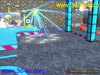 3D打印模型游戏场景-舞台的图片