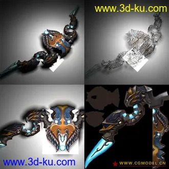 魔兽世界——武器模型——索利达尔·群星之怒的图片