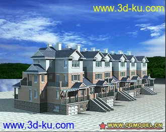 3D打印模型滩外建筑的图片