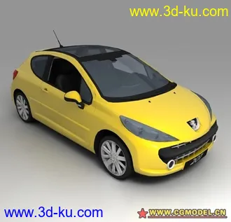 3D打印模型Renault_Peugeot 207的图片