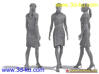 3D打印模型现代人物的图片