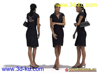 3D打印模型现代人物的图片