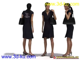 3D打印模型现代人物的图片