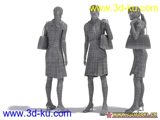 3D打印模型现代人物的图片