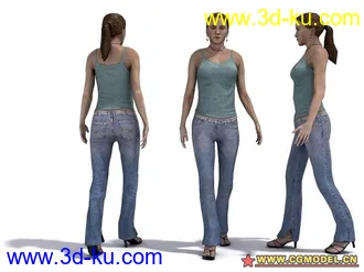 3D打印模型现代人物2的图片