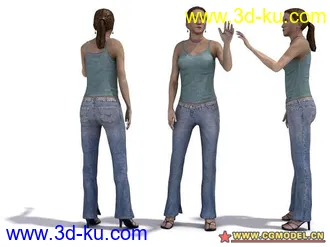 3D打印模型现代人物2的图片