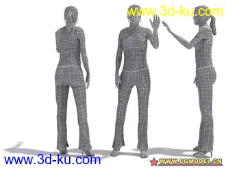 3D打印模型现代人物2的图片