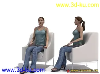 3D打印模型现代人物2的图片