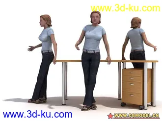 3D打印模型现代人物3的图片