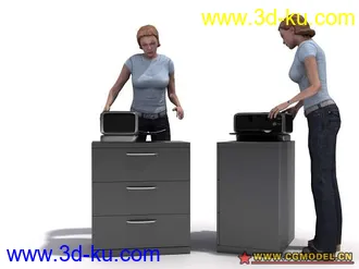 3D打印模型现代人物3的图片