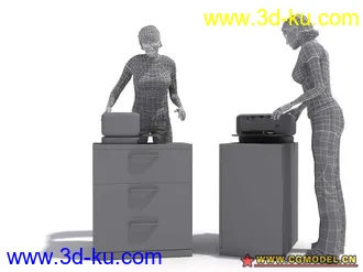 3D打印模型现代人物3的图片