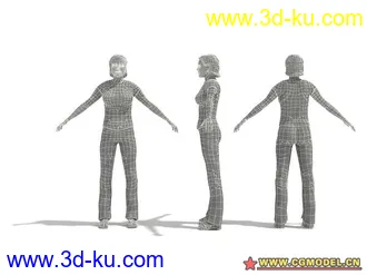 3D打印模型现代人物4的图片