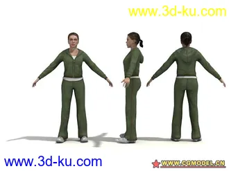 3D打印模型现代人物4的图片