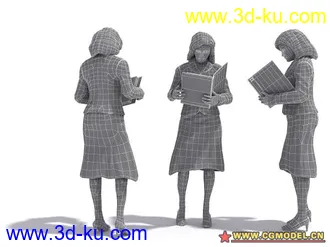 3D打印模型现代人物5的图片