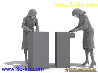 3D打印模型现代人物5的图片