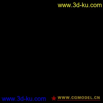 短发连衣裙美女3D模型的图片