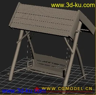 3D打印模型室外椅的图片