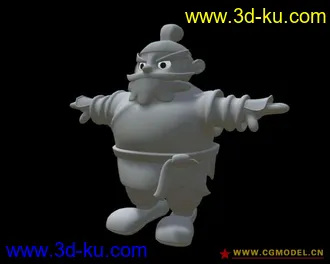 3D打印模型练习小人的图片