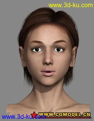 3D打印模型美女啊！的图片