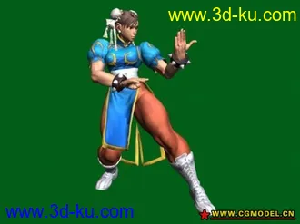 3D打印模型春丽的图片