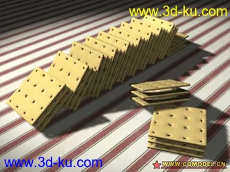 3D打印模型水滴网格-饼干的图片