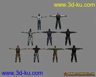 3D打印模型反恐集合的图片