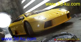 3D打印模型跑车场影制作的图片