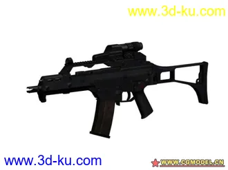 3D打印模型辐射3高清MOD武器导出.之G36C的图片