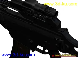 3D打印模型辐射3高清MOD武器导出.之G36C的图片