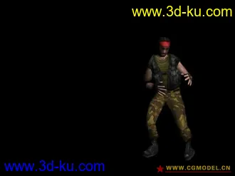 3D打印模型cs土匪格斗动画的图片