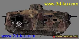 3D打印模型《战地1918》 德国坦克的图片