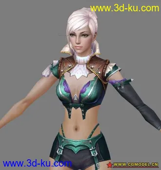 3D打印模型漂亮女女   。的图片