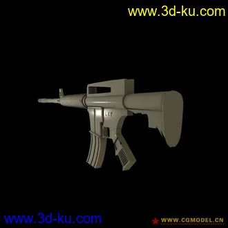 3D打印模型MAX8做的M4枪的图片