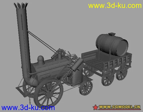 蒸汽车模型的图片1