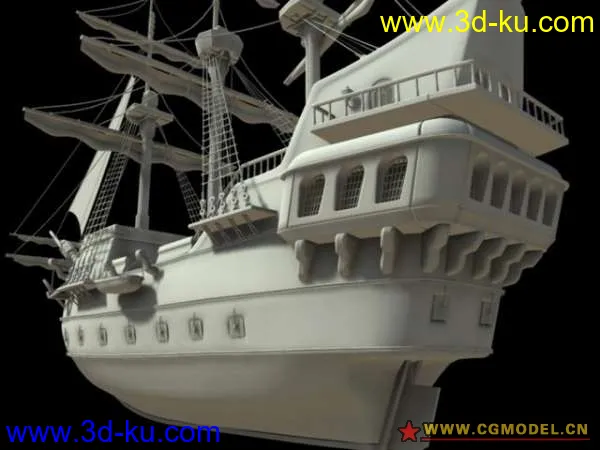 海盗船模型分享的图片1