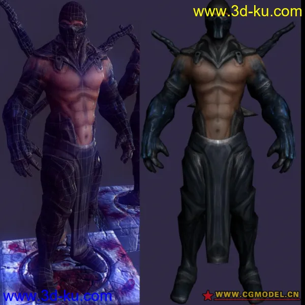 真人快打Sub Zero Model and Textures模型的图片1