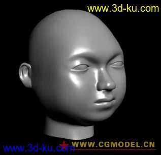 3D打印模型人头精模的图片