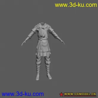 3D打印模型无头战士的图片