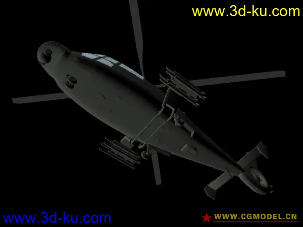 国产武直-9G型武装直升机——吐血之后放出！模型的图片4
