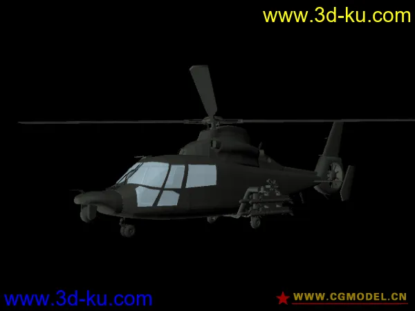 国产武直-9G型武装直升机——吐血之后放出！模型的图片7