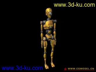 3D打印模型机器人+绑定+控制器的图片