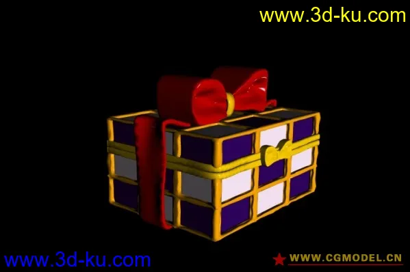 好看的圣诞礼物盒（1）模型的图片1