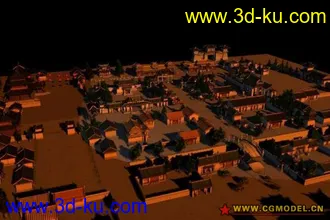 3D打印模型古代大场景的图片