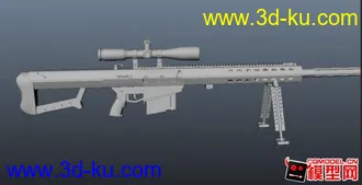 3D打印模型巴雷特阻击步枪的图片